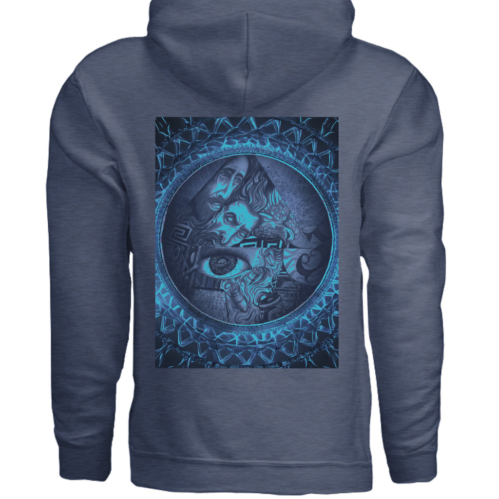 Heather Sport Dark Navy - BACK