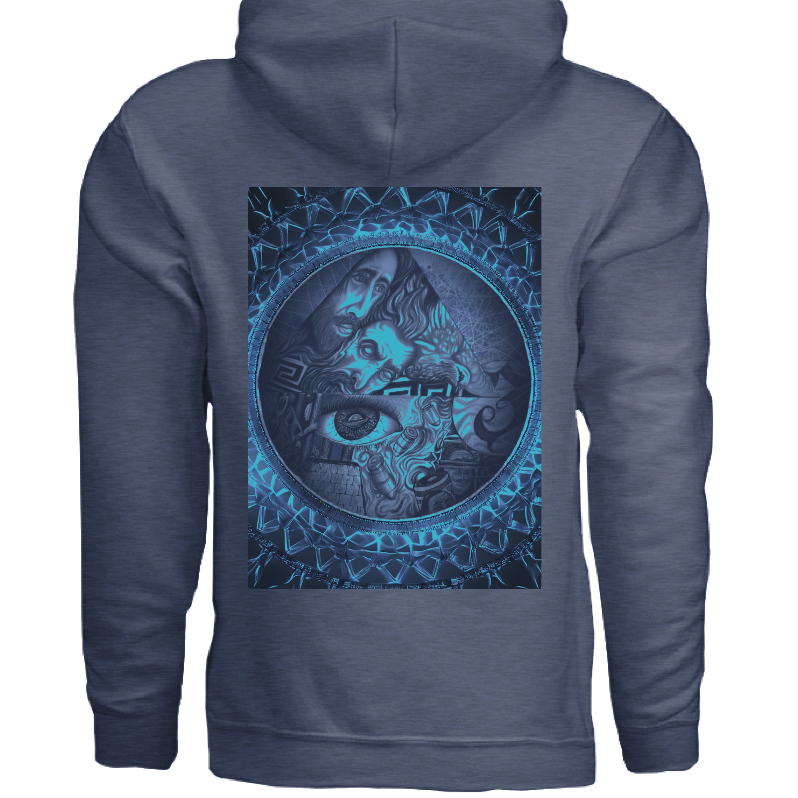 Heather Sport Dark Navy - BACK