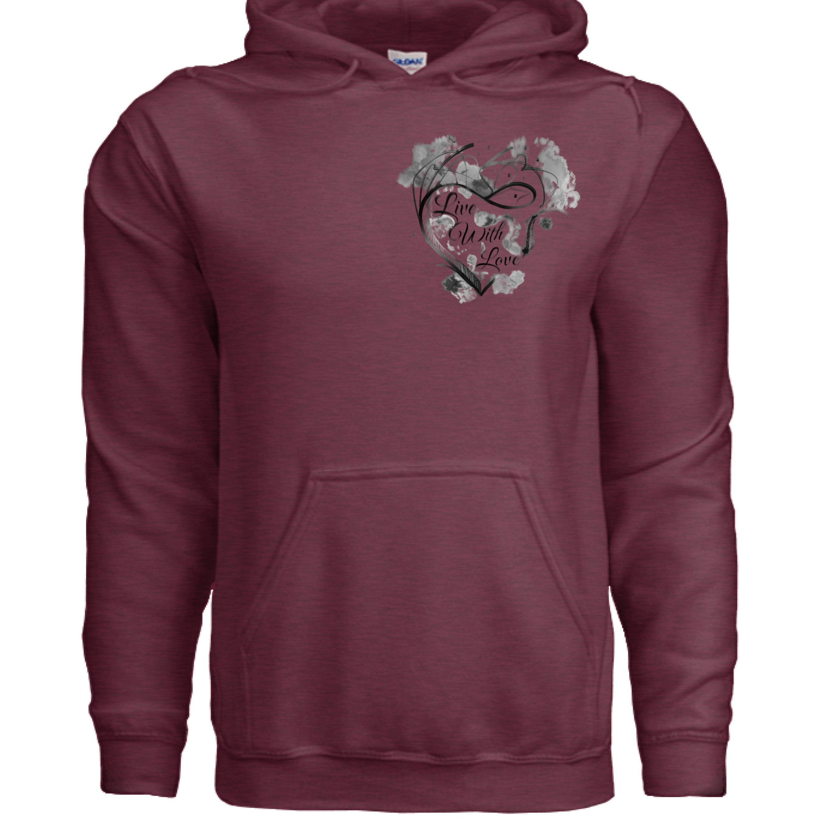 Heather Sport Dark Maroon - FRONT