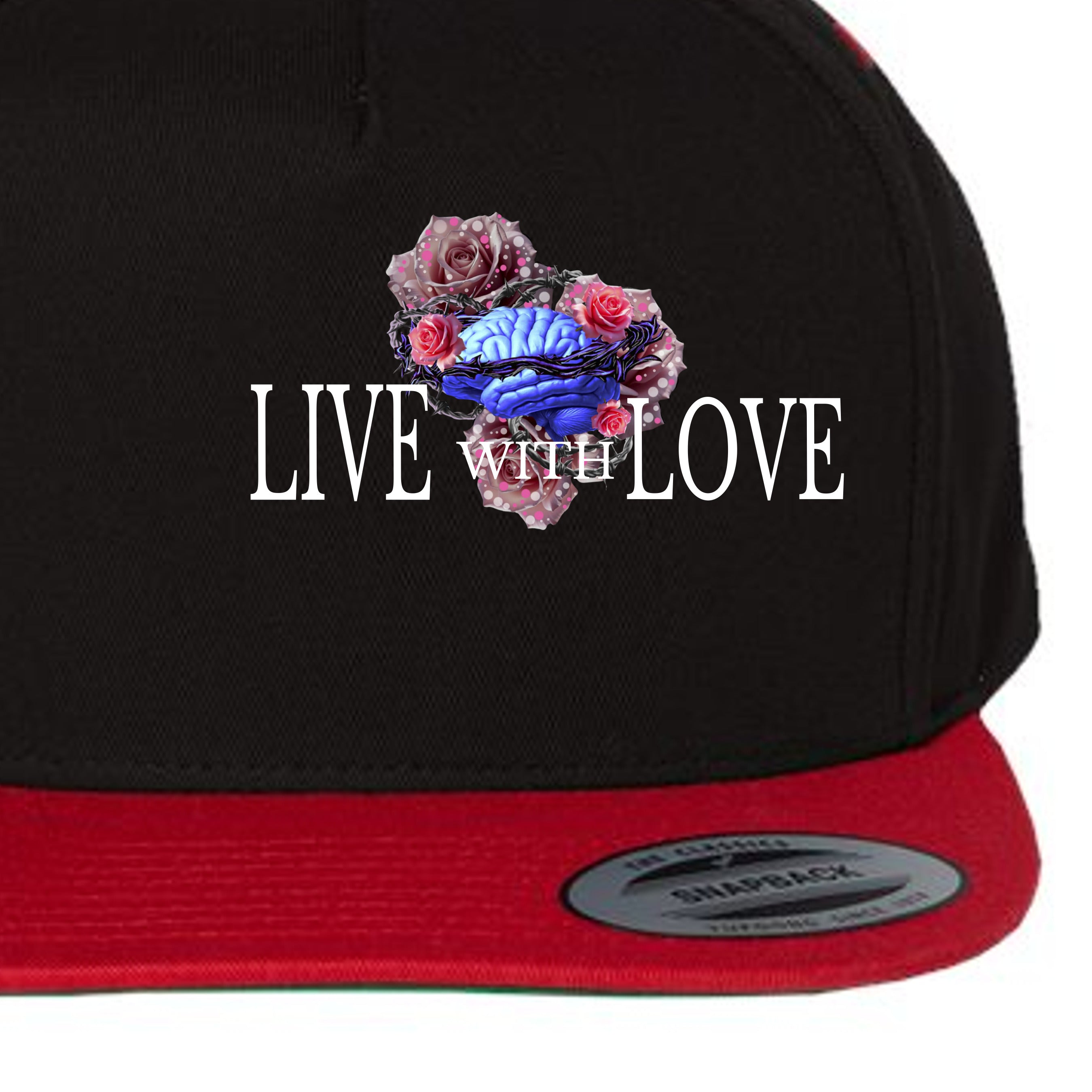 Black/ Red - Y6007 - FRONT